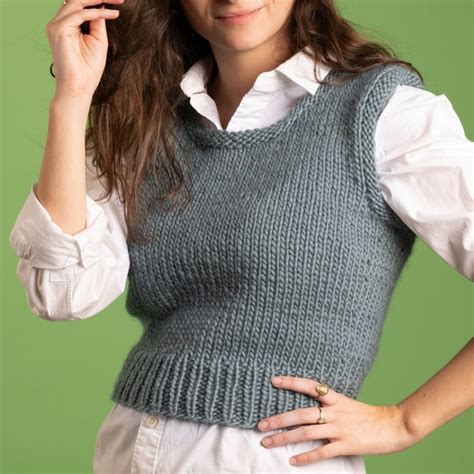 free vest knitting patterns for ladies